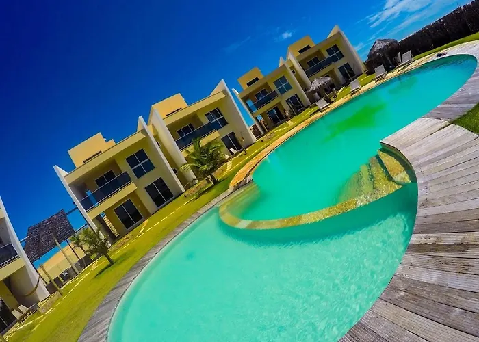 Vilas Na Praia Residence Canoa Quebrada Ce Ap 10 Superior Com Vista Geral Da Praia E Dunas E Com Privacidade Total